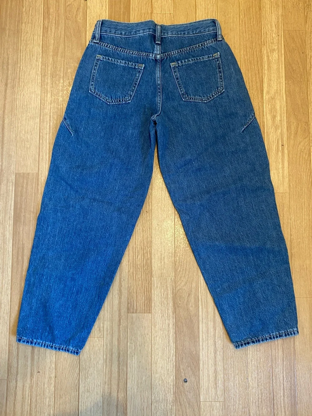 Boys High-Rise Barrel Leg Denim Jeans Size 12
